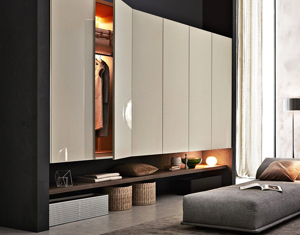 Tủ quần áo thông minh thiết kế âm tường