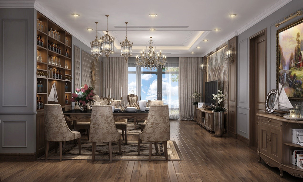 Chung cư mang phong cách tân cổ điển