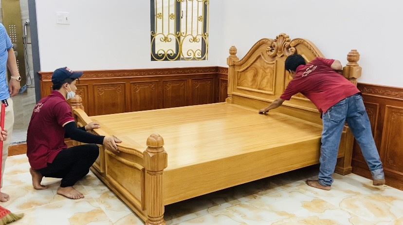 Combo Nội thất phòng ngủ gỗ gõ đỏ cao cấp - BPN1024