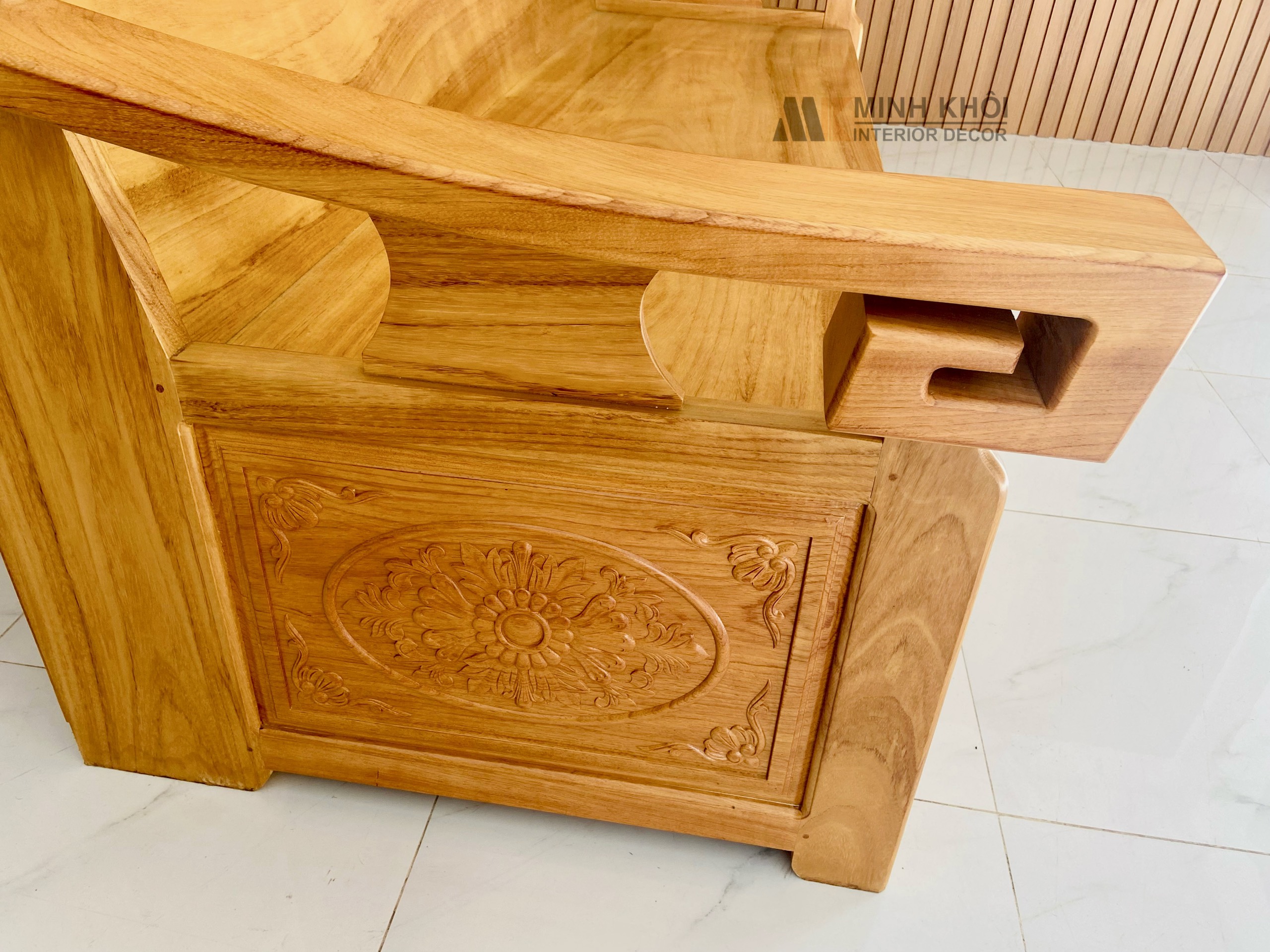 Ghế Trường Kỷ Gỗ Gõ Đỏ - GTK140