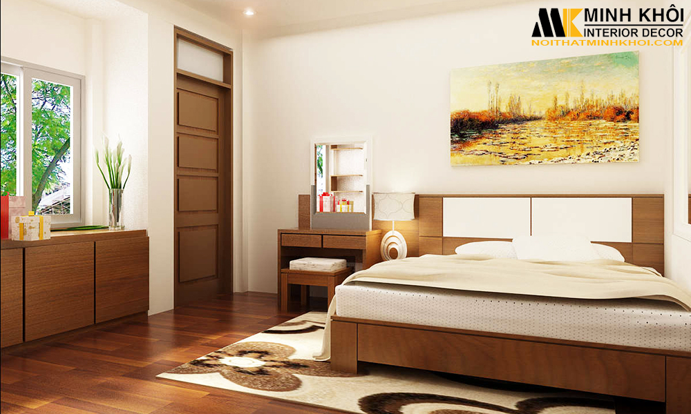 Đặt Giường Ngủ lệch hướng cửa ra vào