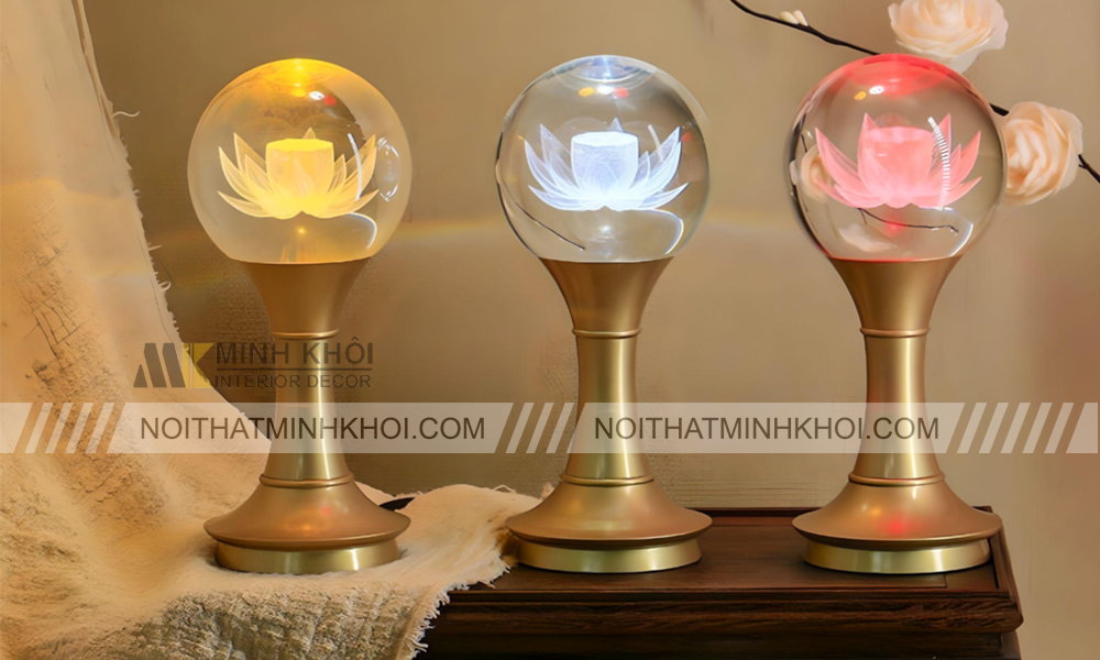 Chọn đèn hoa sen bàn thờ đảm bảo an toàn trong quá trình sử dụng