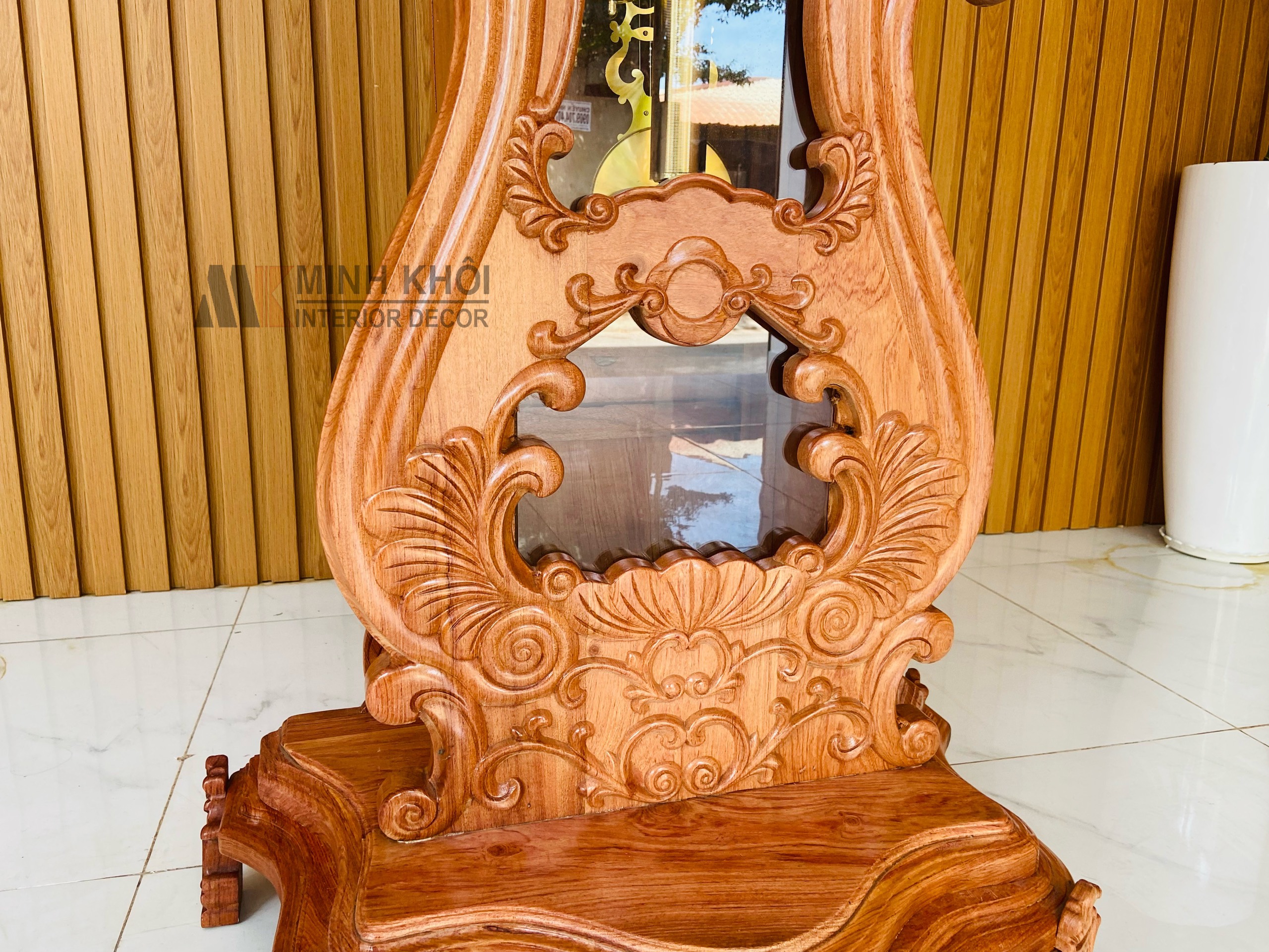 Đồng Hồ Gỗ Hương Đá 1m7 - DH908