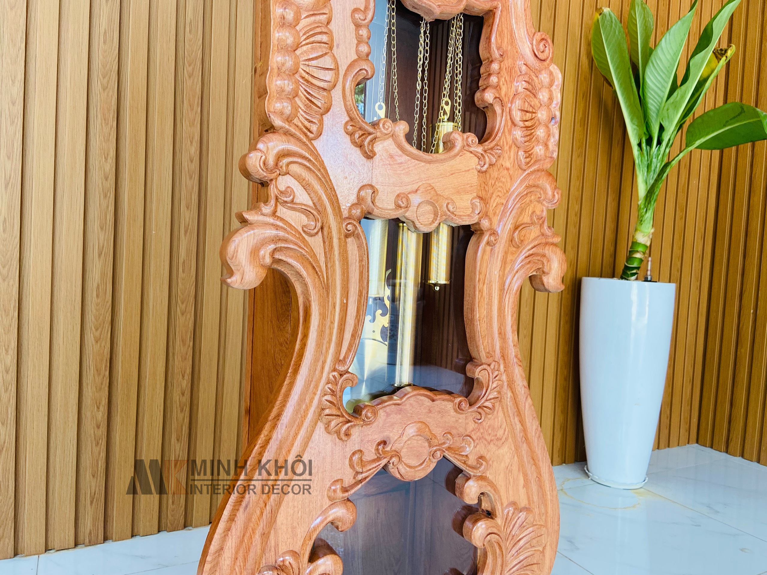 Đồng Hồ Gỗ Hương Đá 1m7 - DH908