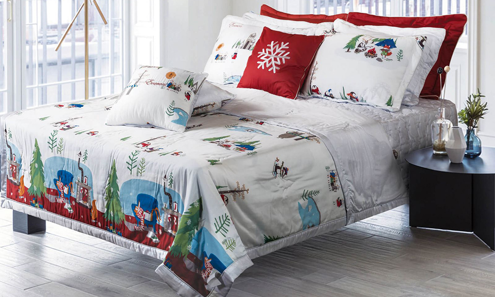 Ga giường họa tiết hoa văn bắt mắt