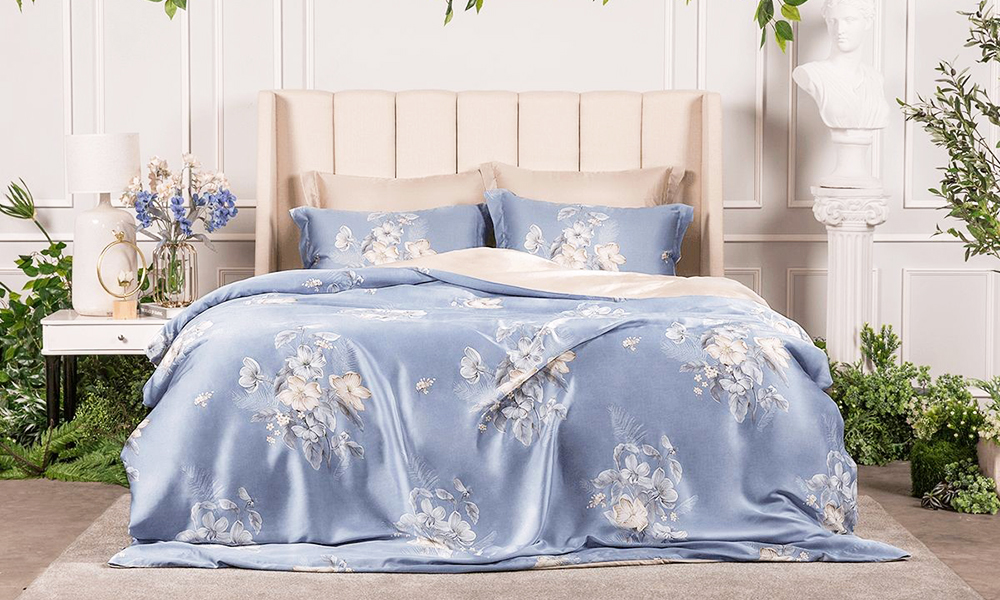 Ga giường ngủ vải lụa