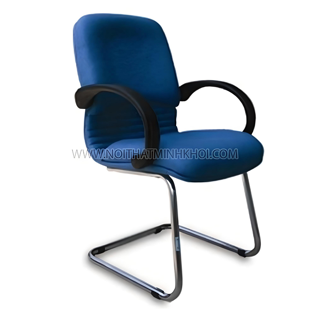 Ghế chân quỳ màu xanh dương có tay vịn - GCQ012