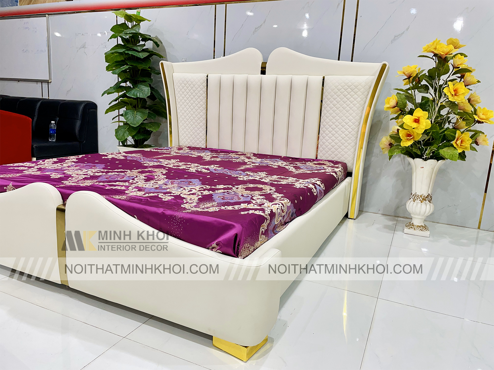 Giường Bọc Nệm Hiện Đại Nhập Khẩu - GN1310
