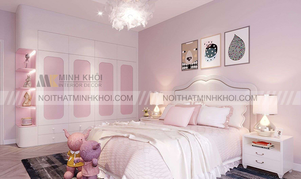 Giường cho bé gái