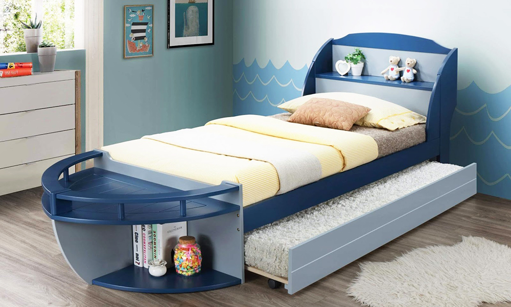 Giường Cho Bé Trai Thông Minh Kiểu Chiếc Thuyền
