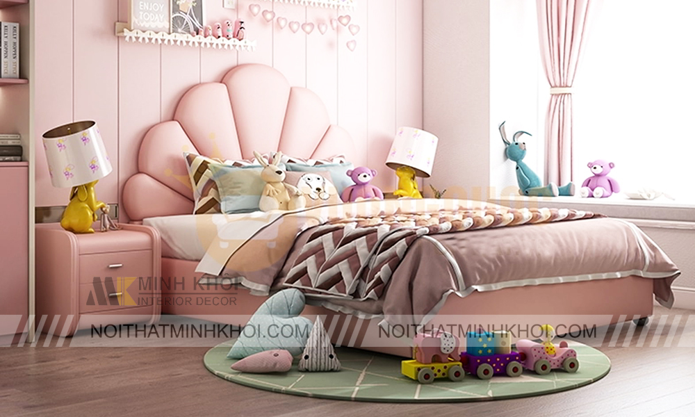 Giường Công Chúa Màu Hồng Cho Bé Gái Cực Xinh?