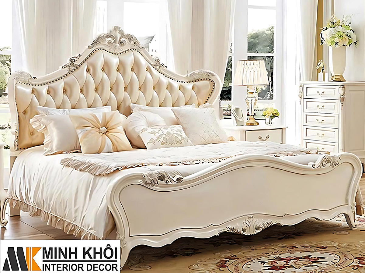 Giường Đẹp Tân Cổ Điển Phong Cách Quý Tộc - GN1041