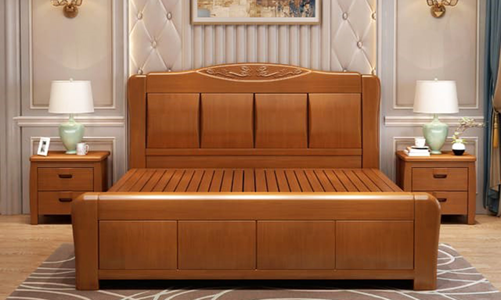 Giường gỗ xoan đào 2m x 2m2
