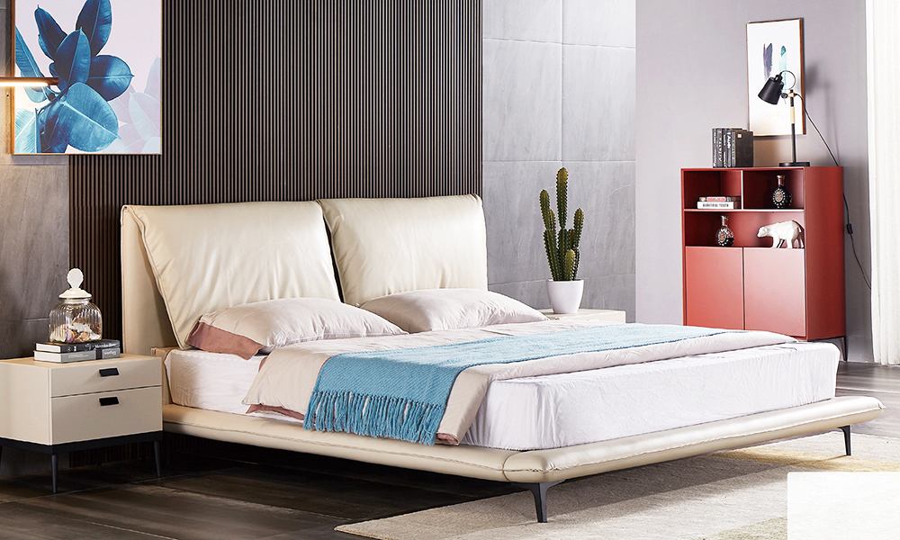 Mẫu giường ngủ bọc da đẹp giá tốt