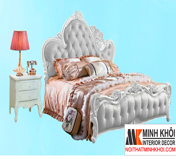 Giường Ngủ Đẹp Phong Cách Tân Cổ Điển-GN1034