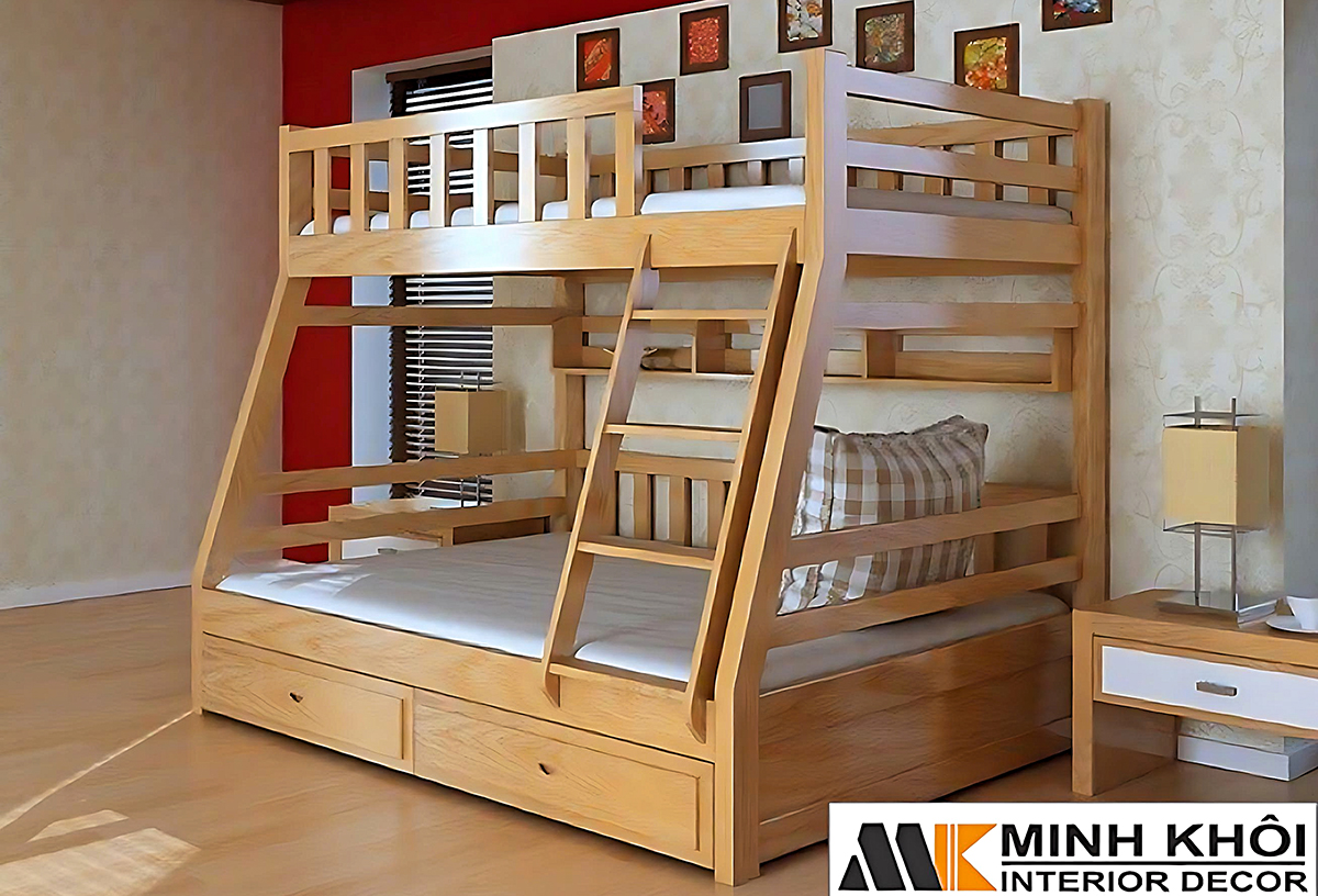 Giường tầng người lớn là một giải pháp tốt cho những căn phòng ngủ có diện tích hạn chế, hoặc cho những gia đình có nhiều người khách. Với kiểu dáng hiện đại và tiện ích, giường tầng người lớn sẽ giúp cho căn phòng của bạn trở nên gọn gàng và tiện nghi hơn.