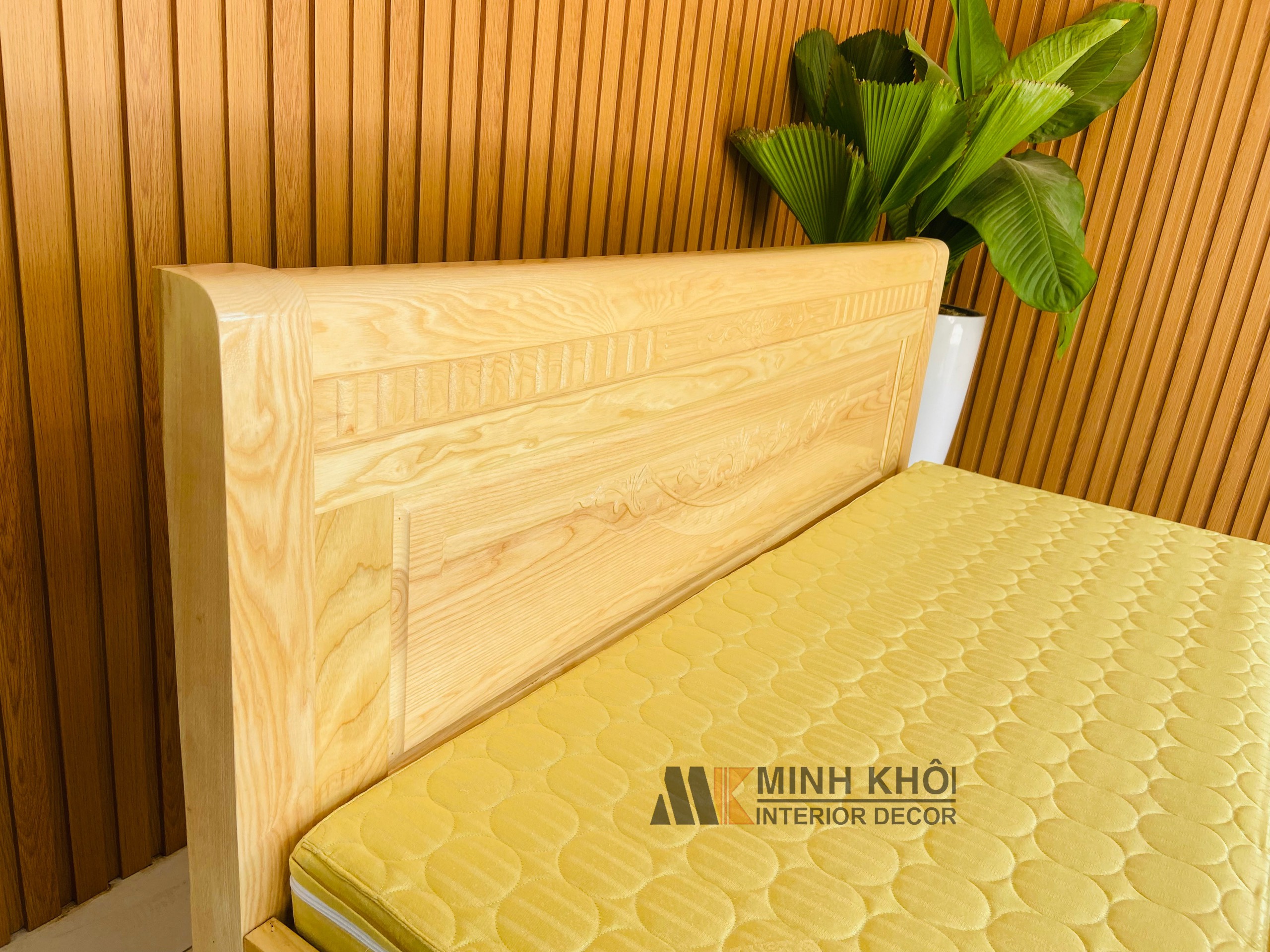 Giường Ngủ Gỗ Sồi - GN352