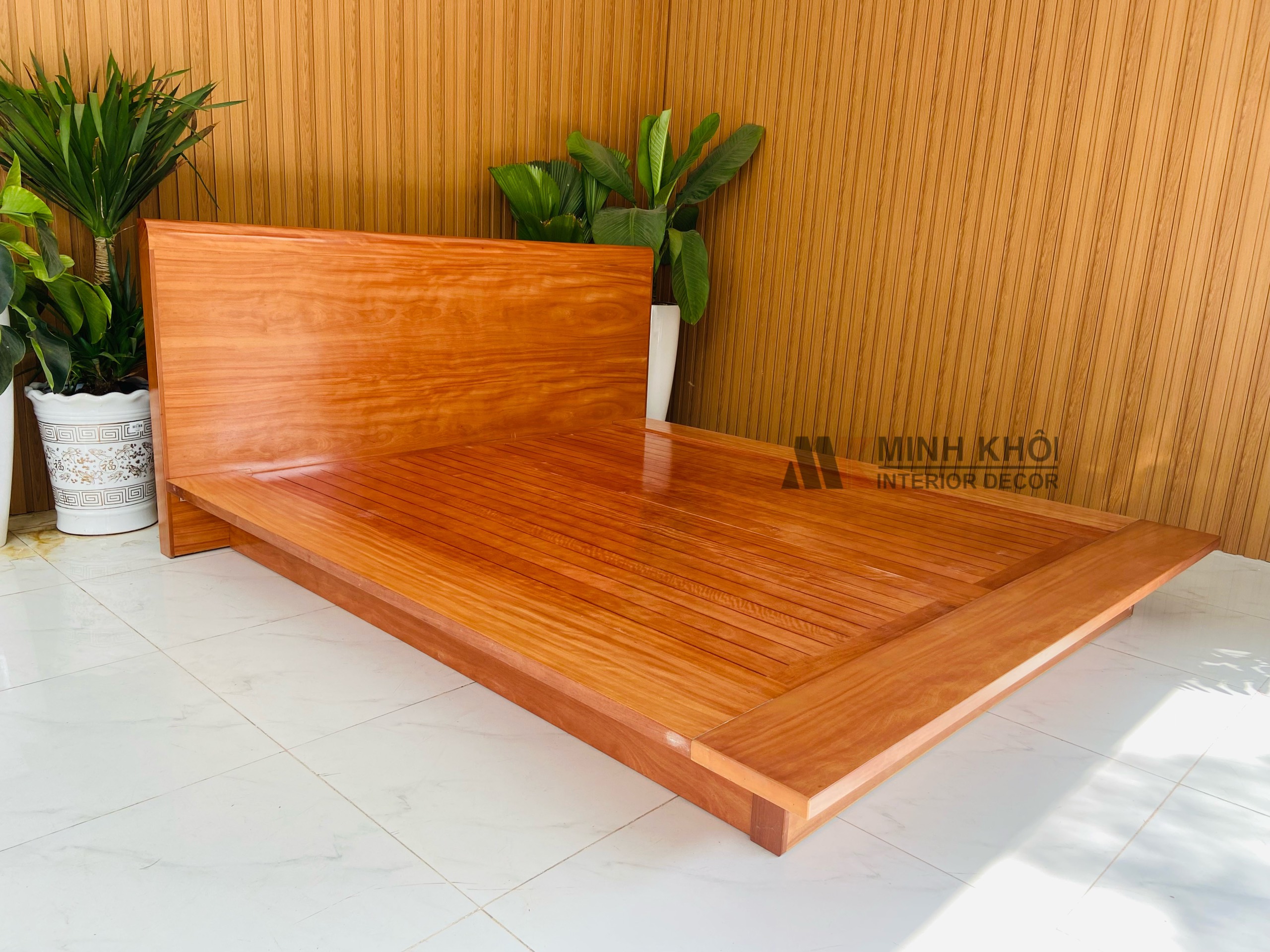 Giường Ngủ Kiểu Nhật Vạt Phản - GN1021