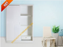 Tủ Quần Áo Gỗ MFC Vân Sồi/Xoan Đào Ngoại Cỡ TA037