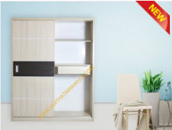 Tủ Quần Áo Gỗ MFC Vân Sồi/Xoan Đào Ngoại Cỡ TA037