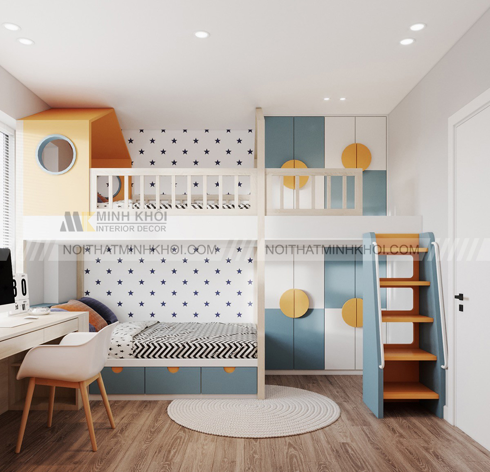 Giường tầng hiện đại đa năng