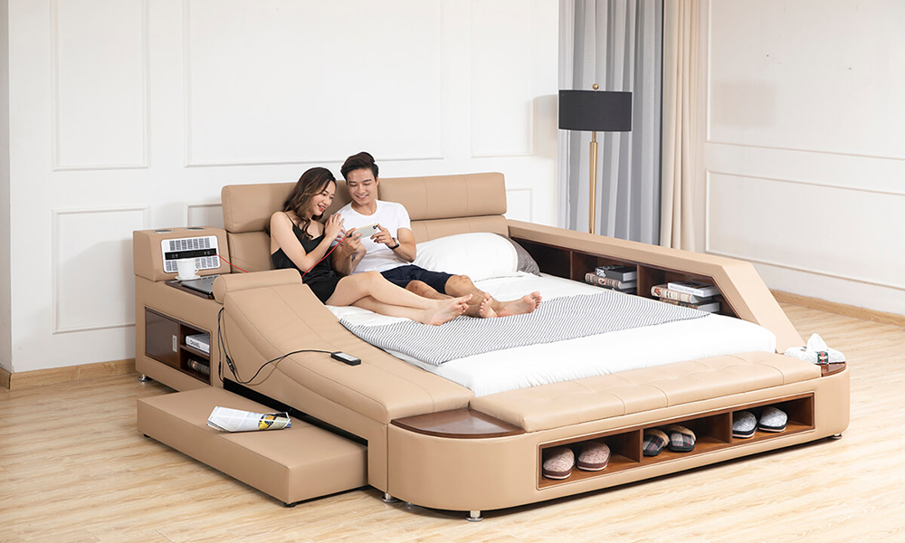 Giường ngủ thông minh đa năng Châu Âu