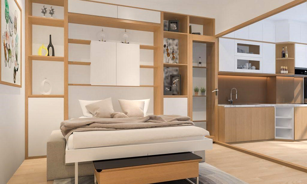 Giường thông minh ẩn tường