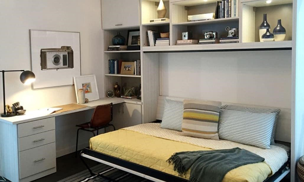 Giường thông minh gấp ngang