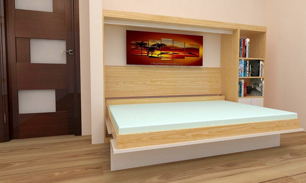 Giường thông minh gấp ngang