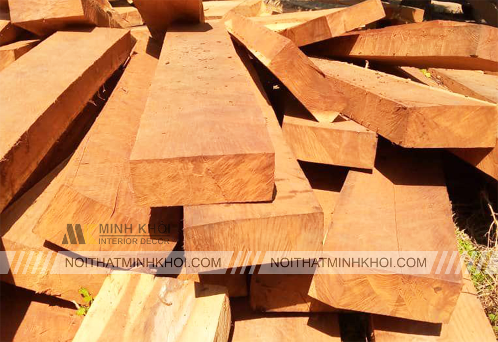 Chất liệu Gỗ Gõ Đỏ Nguyên Tấm Đẳng Cấp