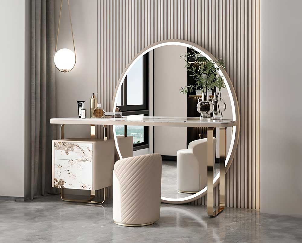 Bàn Trang Điểm Gỗ Tự Nhiên