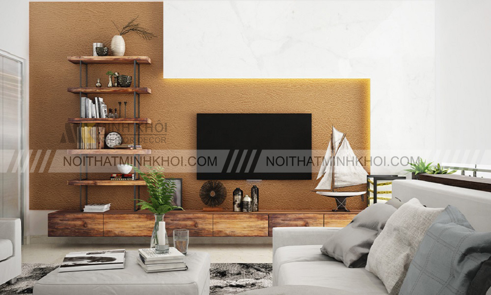 Kệ tivi chữ L đa năng