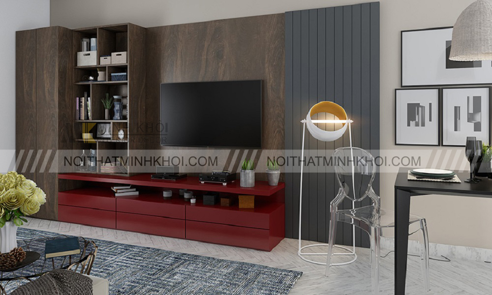 Kệ tivi chữ L thông minh