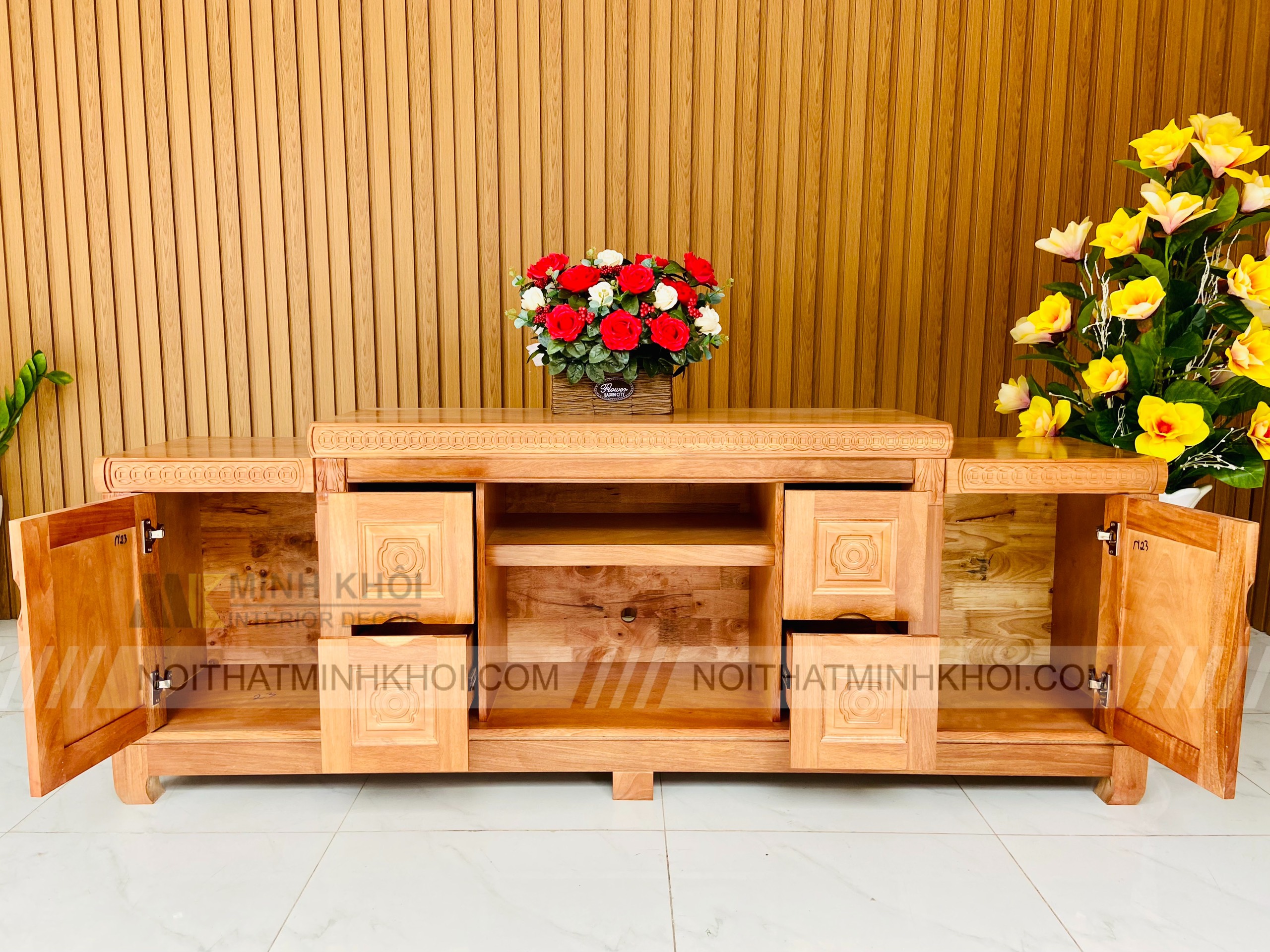 Kệ Tivi Đinh Hương 2m - KTV932