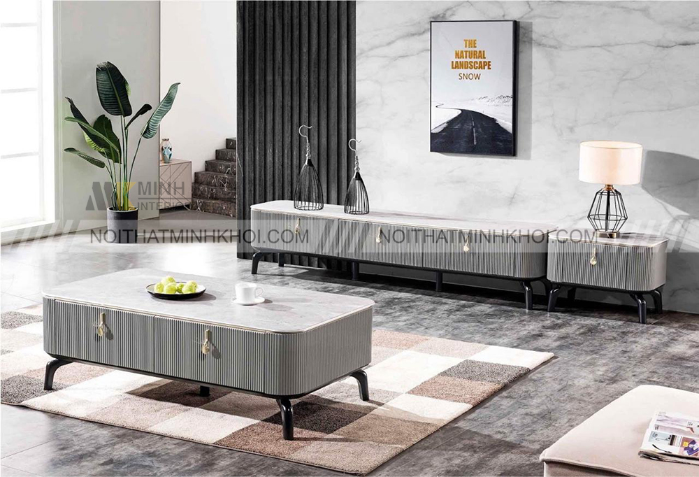 Kệ tivi giả đá