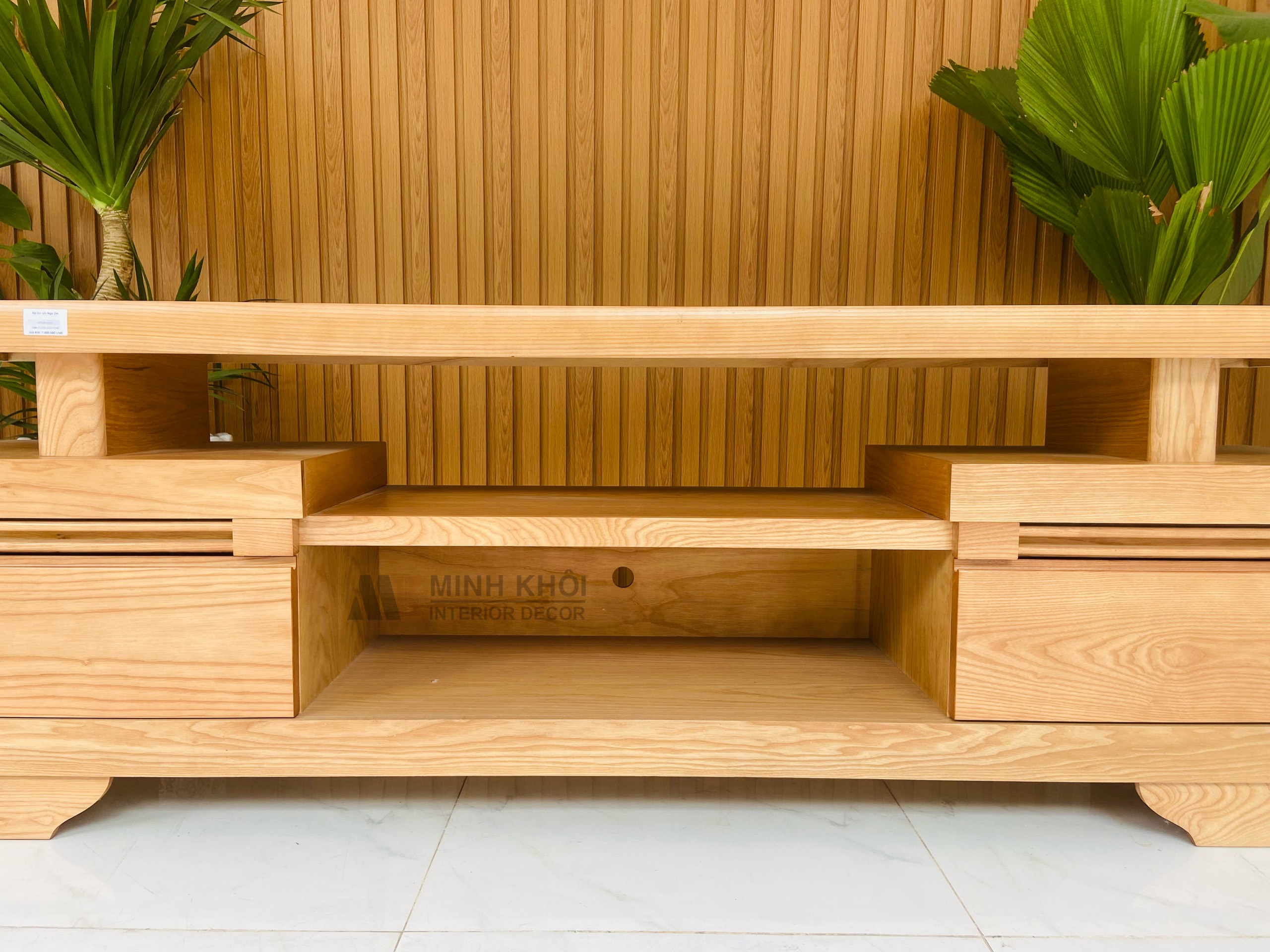 Kệ tivi gỗ Sồi Nga 2m - KTV922