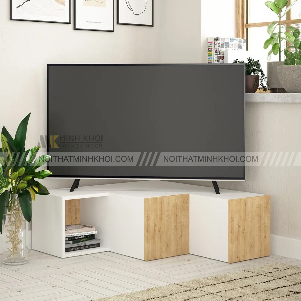 Kệ tivi góc tường đặt sàn