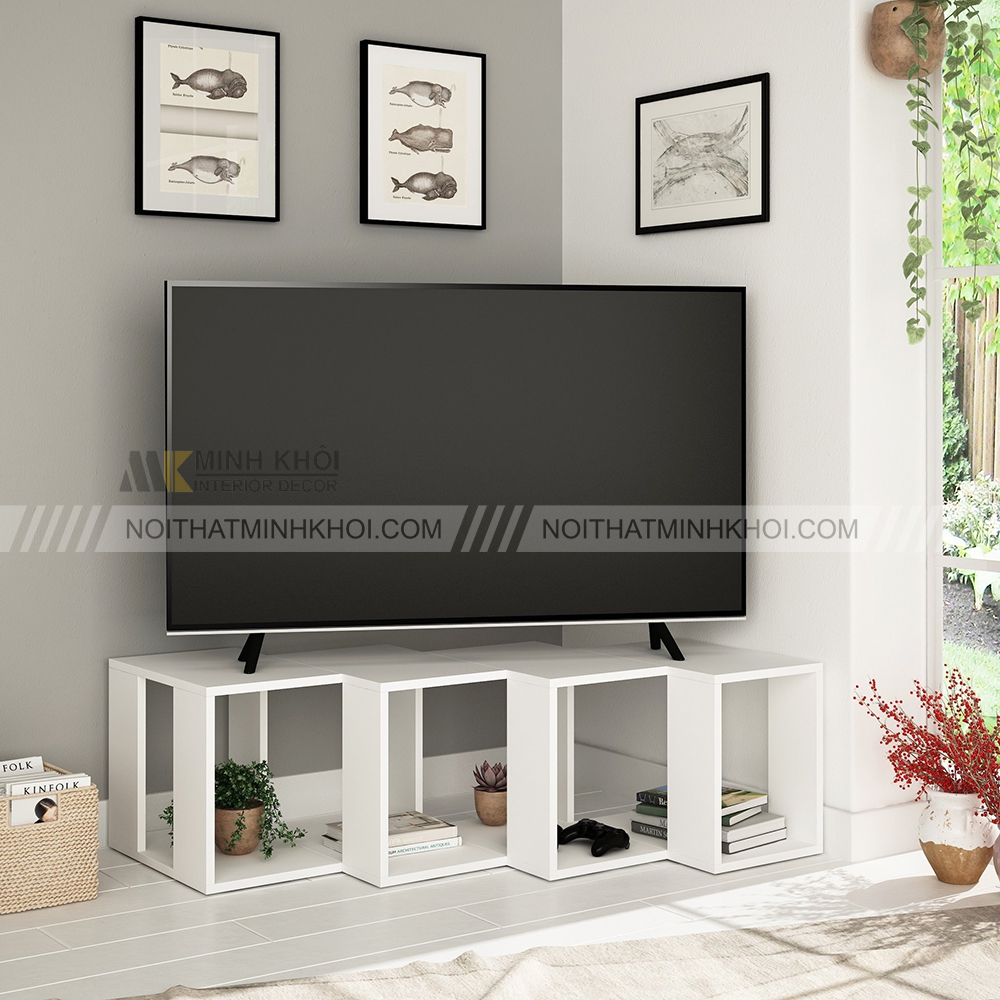 Kệ tivi góc tường nhiều ngăn tủ đa năng