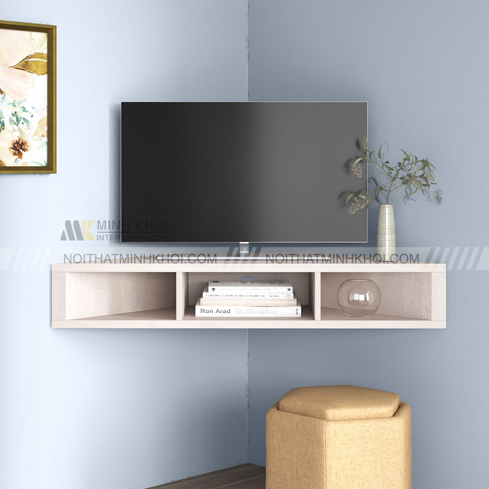 Kệ tivi góc treo tường