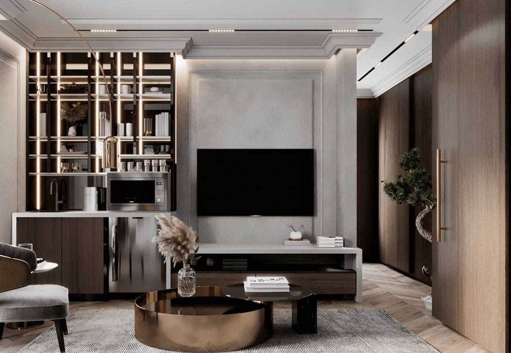 10+ Mẫu Kệ Tivi Kiêm Tủ Giày Đẹp Tiết Kiệm Không Gian