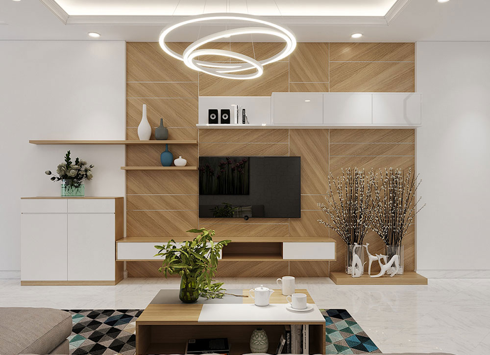 10+ Mẫu Kệ Tivi Kiêm Tủ Giày Đẹp Tiết Kiệm Không Gian