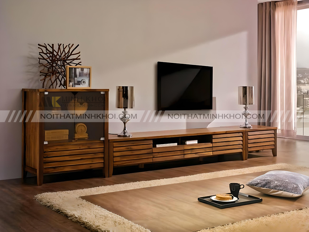 Kệ tivi lệch trái thiết kế đơn giản