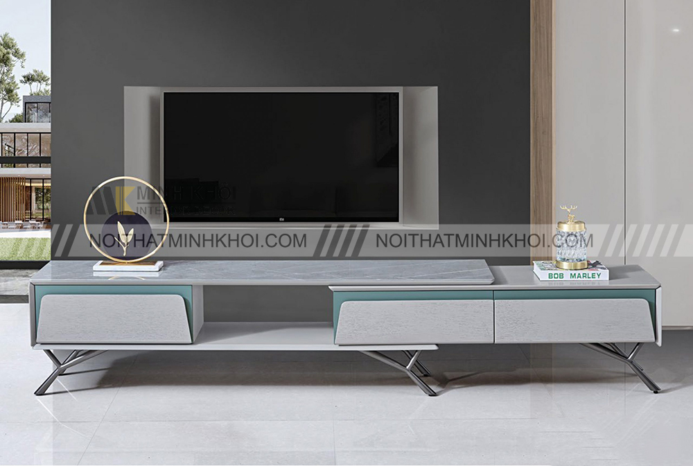 Kệ tivi mặt đá có ngăn kéo
