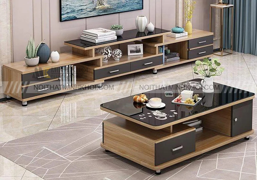 Kệ tivi mặt đá dạng trưng bày