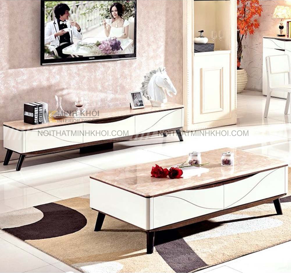 Kệ tivi mặt đá hoa cương