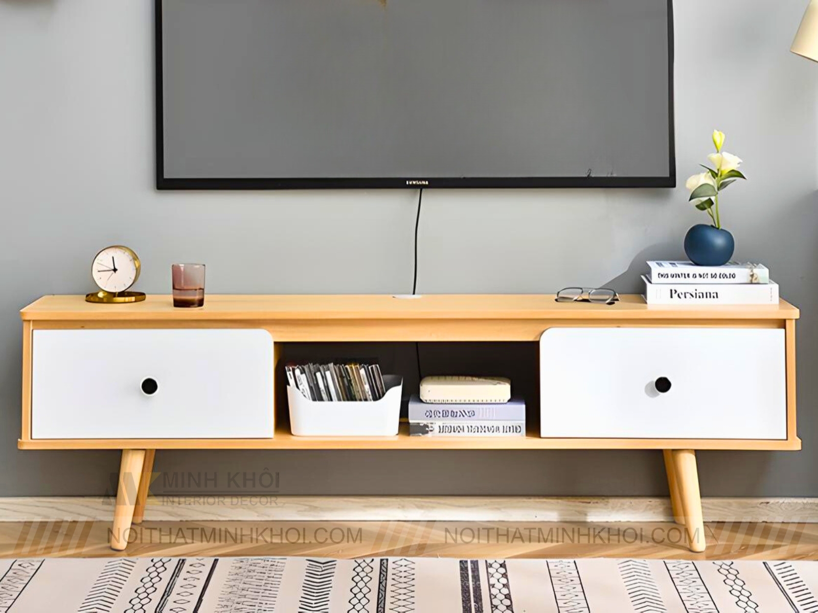 Kệ Tivi MDF Hiện Đại Đơn Giản - KTV006