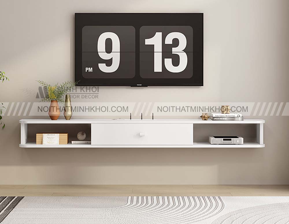 Kệ tivi nhựa treo tường