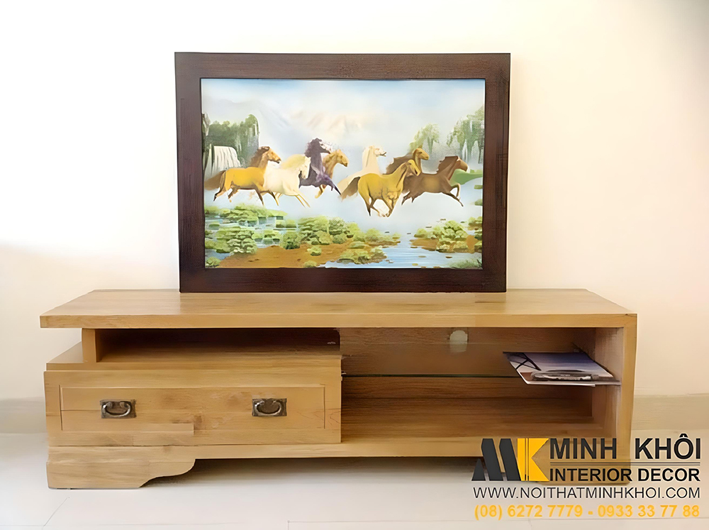 Kệ tivi gỗ sồi - KTV460