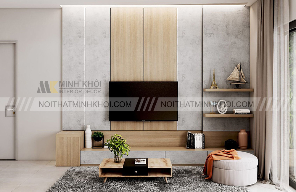 Chất liệu làm kệ tivi thông minh phổ biến hiện nay