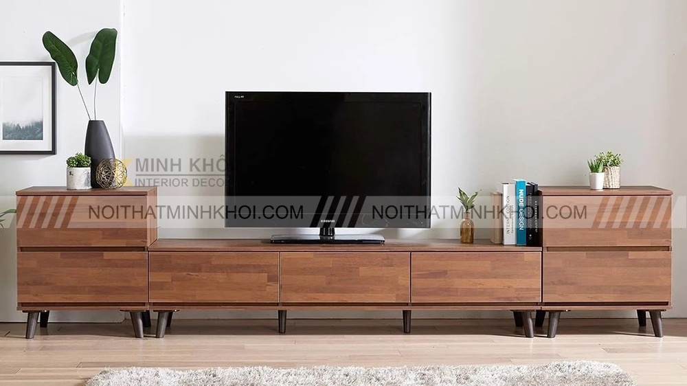 Chất liệu làm kệ tivi thông minh phổ biến hiện nay